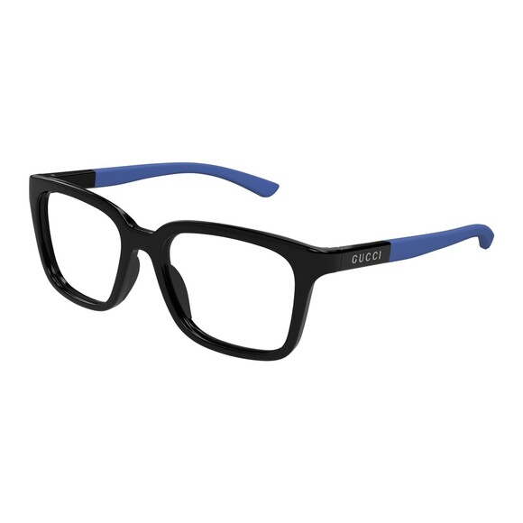 NWT GUCCI GG1738o 004 Black Blue Eyeglasses - Picture 1 of 3